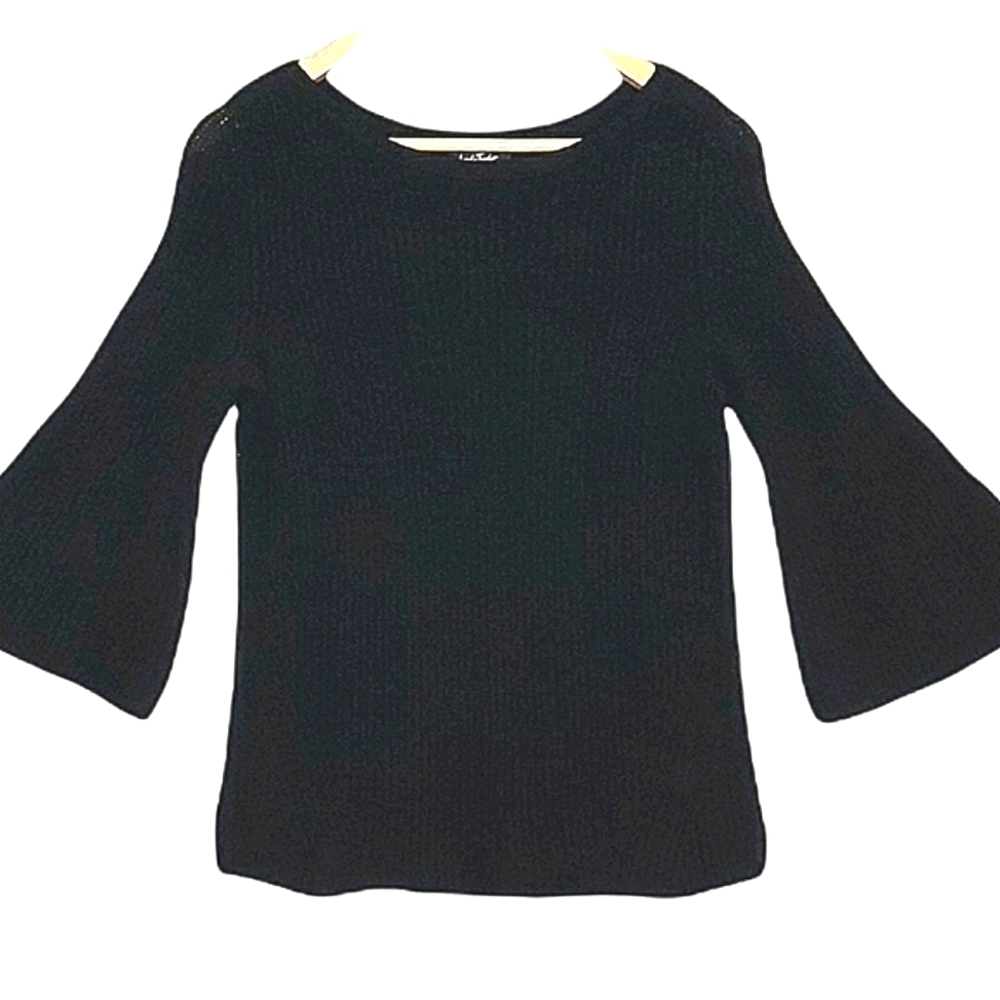 Lord & Taylor Trumpet Sleeve Sweater size S